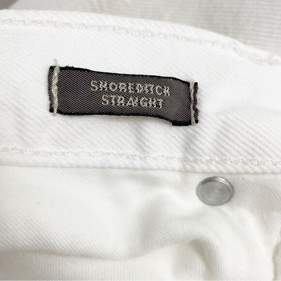 J. Crew Point Sur White Shoreditch Straight Jeans Preppy Coastal Women’s Size 26 - Picture 10 of 15